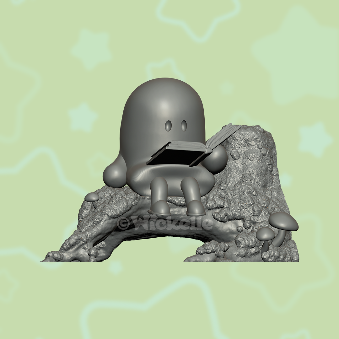 BOOk Club - Book Stopper Bundle - Cute Ghosts - digital STL file for 3d printing