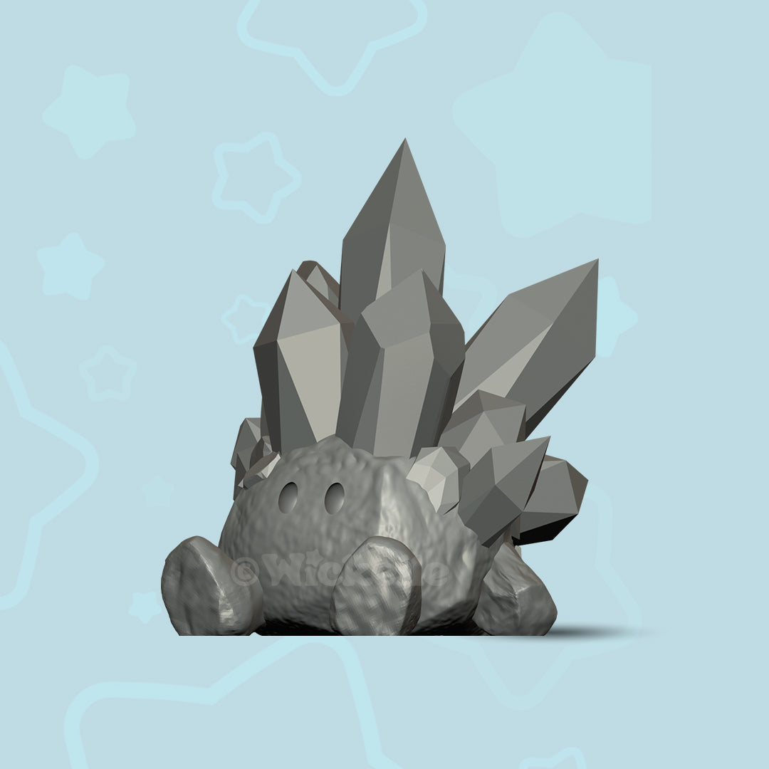 Crystal Pal - rock desk buddy - Digital STL files for 3D printing (Copy)