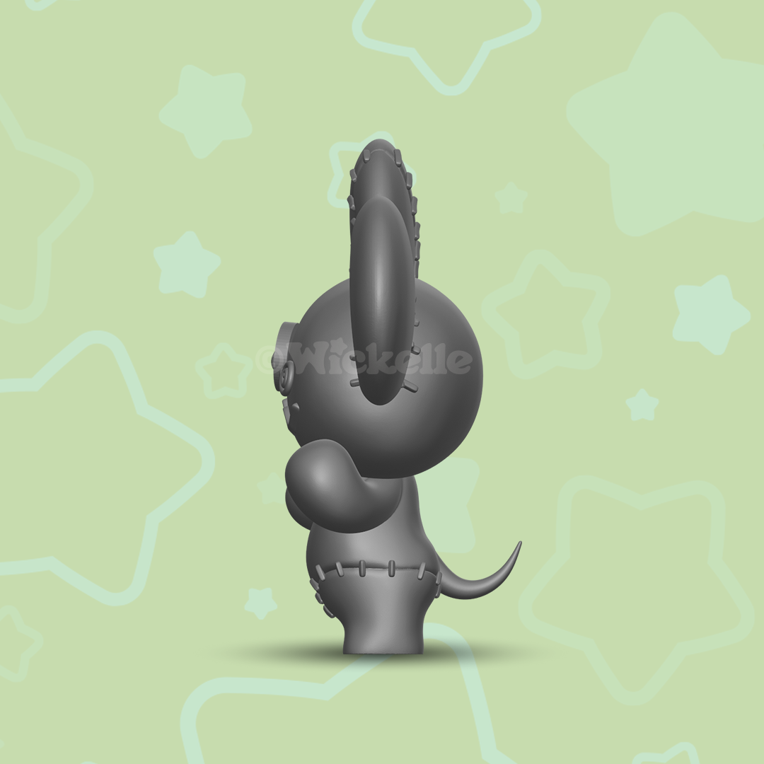 Frankenstein Mouse digital STL file for 3d printing