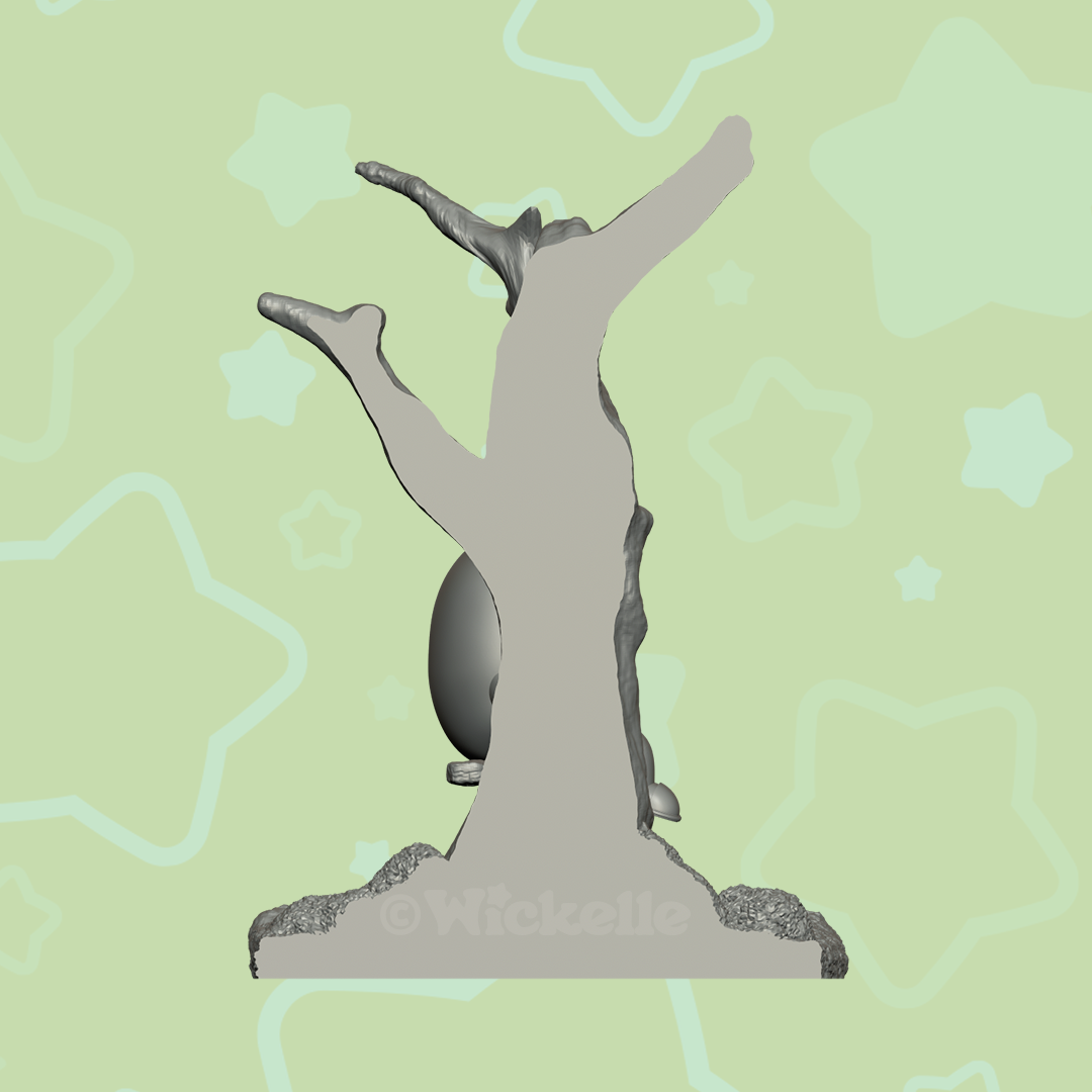 BOOk Club - Book Stopper - Cute Tree swing Ghost - digital STL file for 3d printing