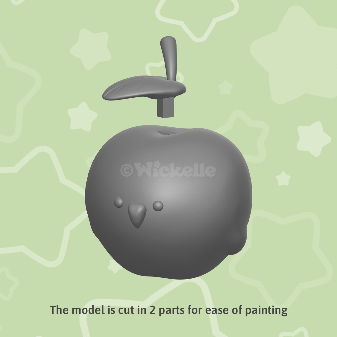Fruit Birds Bundle digital STL file for 3d printing