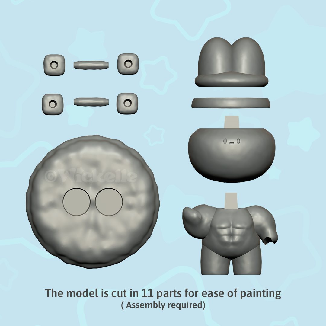 Bread Bunny Bundle - Digital STL files for 3D printing