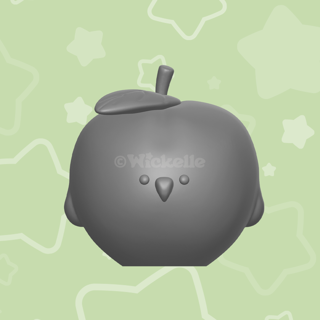 Fruit Birds Bundle digital STL file for 3d printing