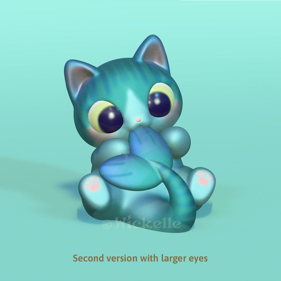 Mermaid Cats Bundle digital STL file for 3d printing