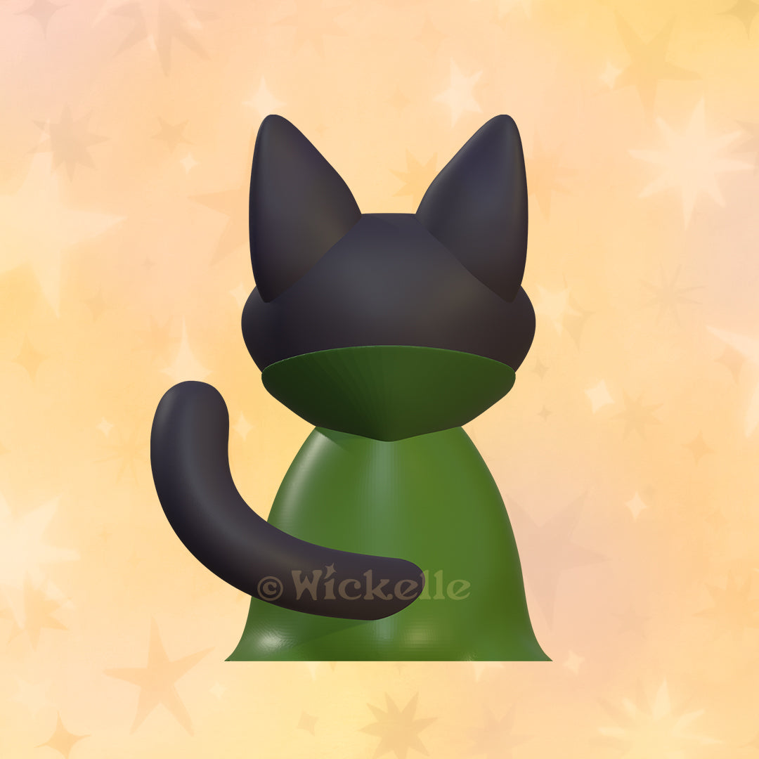 Wizard Cat digital STL file for 3d printing