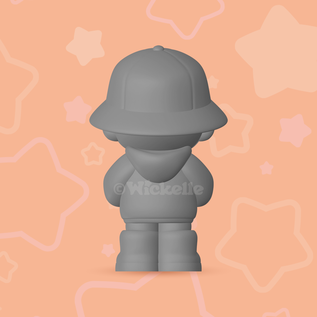 Timid Tim - Digital STL file for 3d printing