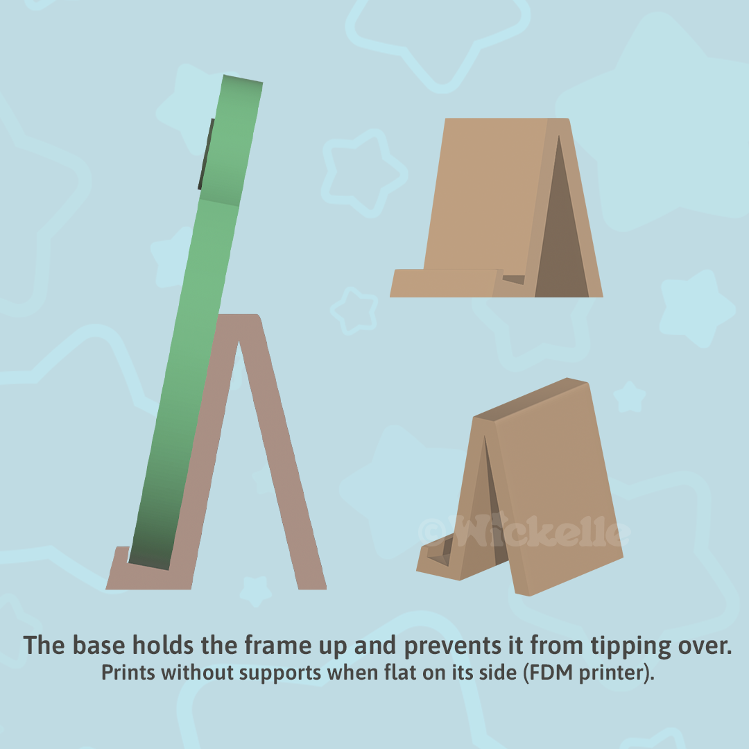 Frog Frame - Digital STL files for 3D printing