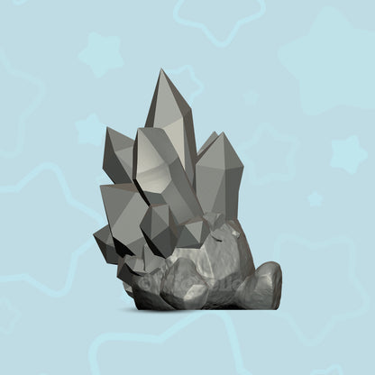Crystal Pal -  rock desk buddy - Digital STL files for 3D printing (Copy)