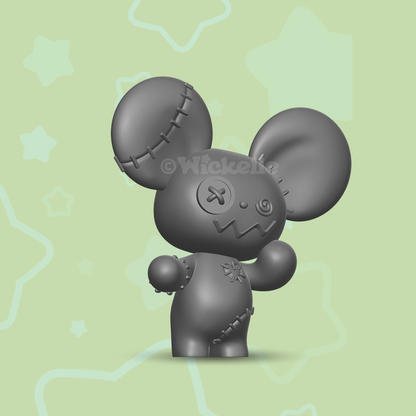 Frankenstein Mouse digital STL file for 3d printing