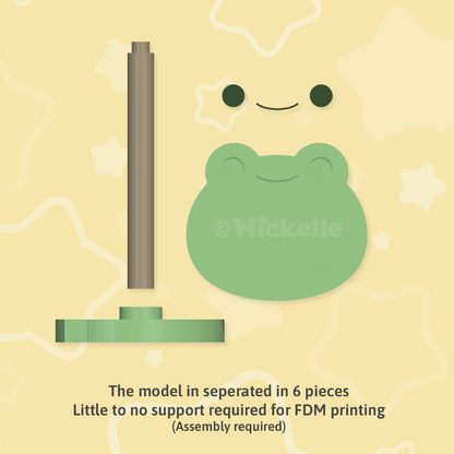 Frog Headphone Stand - Digital STL files for 3d printing