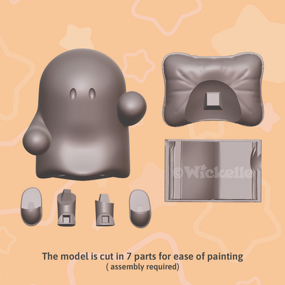 BOOk Club - Reading Ghosts Bundle - digital .STL file for 3d printing