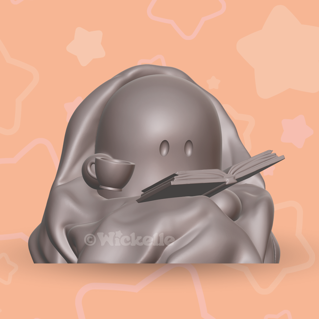 BOOk Club - Reading Ghosts Bundle - digital .STL file for 3d printing