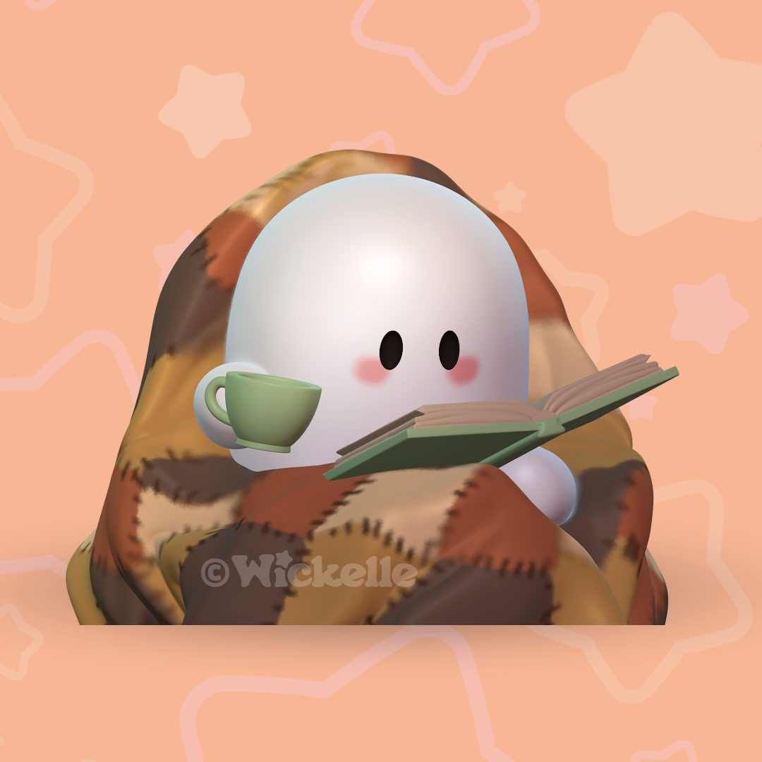 BOOk Club - Reading Ghosts Bundle - digital .STL file for 3d printing