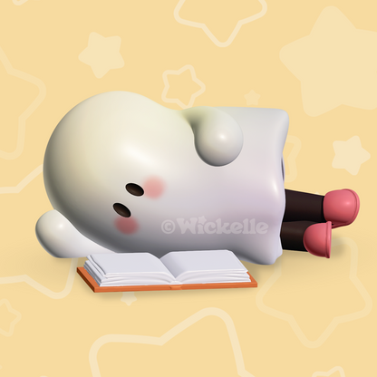 BOOk Club - Reading Ghosts Bundle - digital .STL file for 3d printing