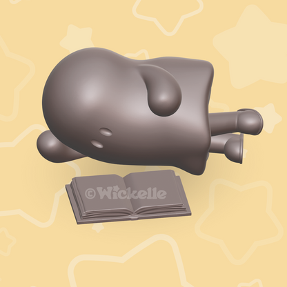 BOOk Club - Reading Ghosts Bundle - digital .STL file for 3d printing