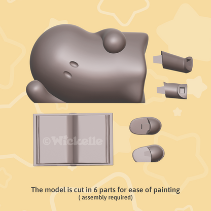 BOOk Club - Reading Ghosts Bundle - digital .STL file for 3d printing