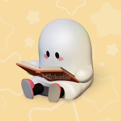 BOOk Club - Reading Ghosts Bundle - digital .STL file for 3d printing