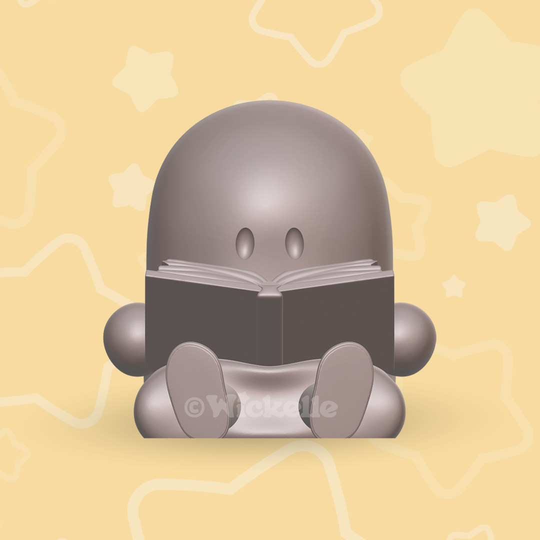 BOOk Club - Reading Ghosts Bundle - digital .STL file for 3d printing