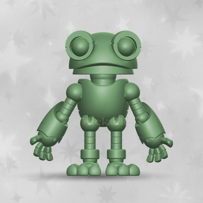 Articulated Frog Robot STL (Ball jointed doll)