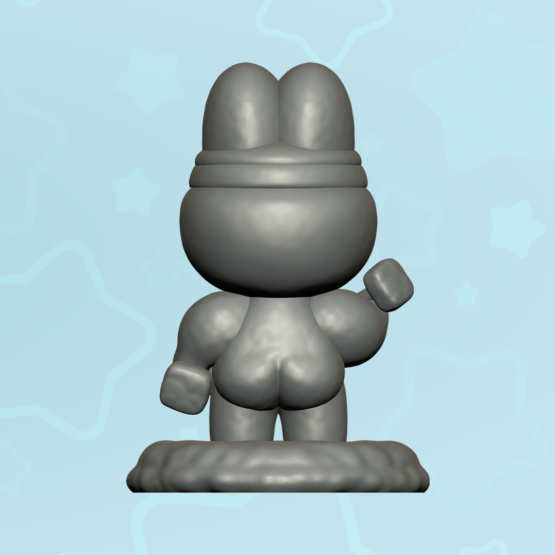 Bread Bunny - Butter dumbbell Bun - Digital STL files for 3D printing