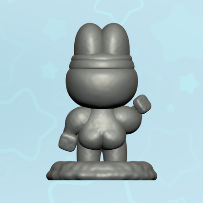 Bread Bunny - Butter dumbbell Bun - Digital STL files for 3D printing