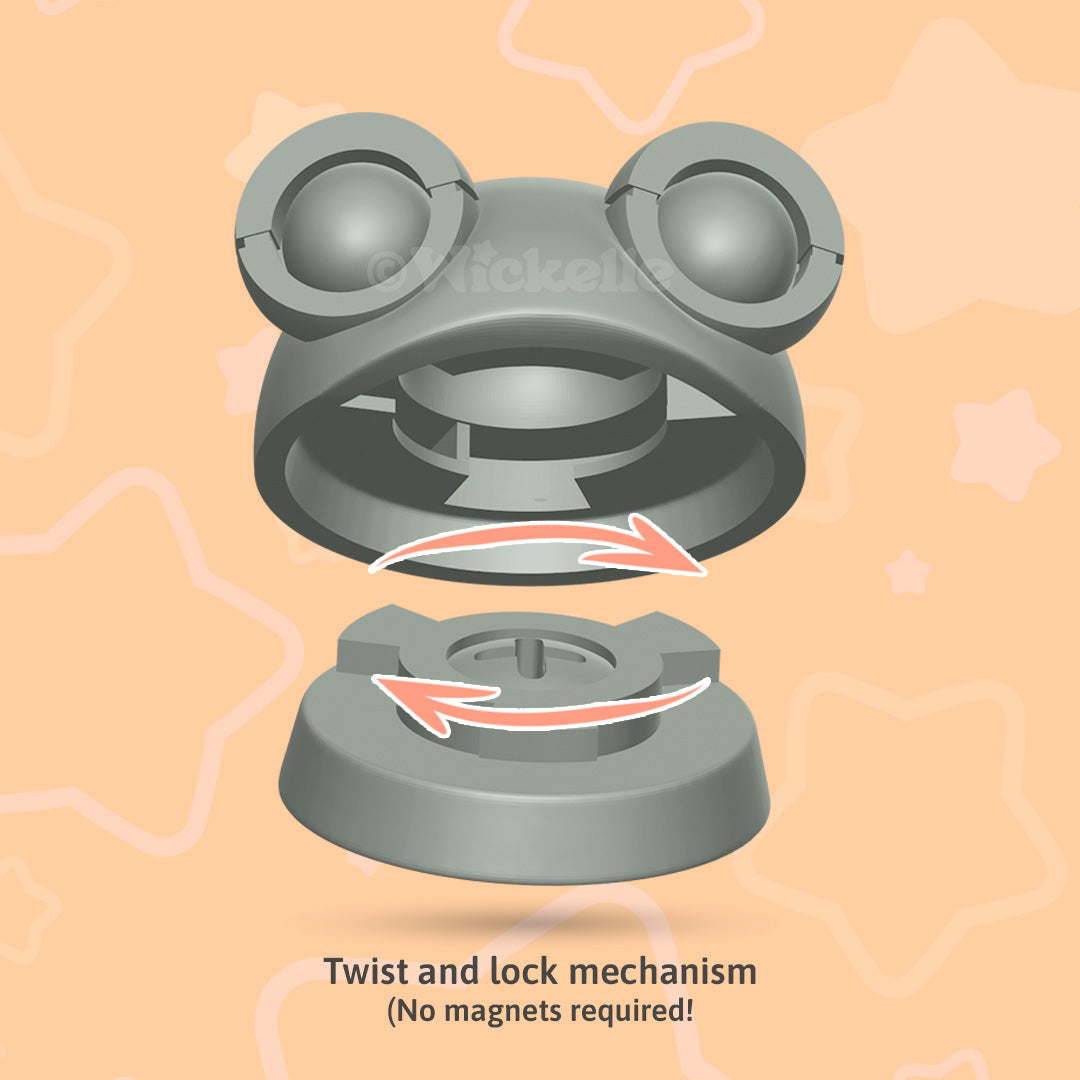 Articulated Frog Robot (Ball jointed doll) digital STL file for 3d printing