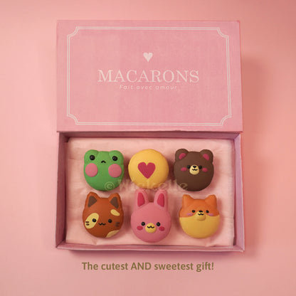 Cute Animal Macarons Magnets Bundle digital STL files for 3d printing