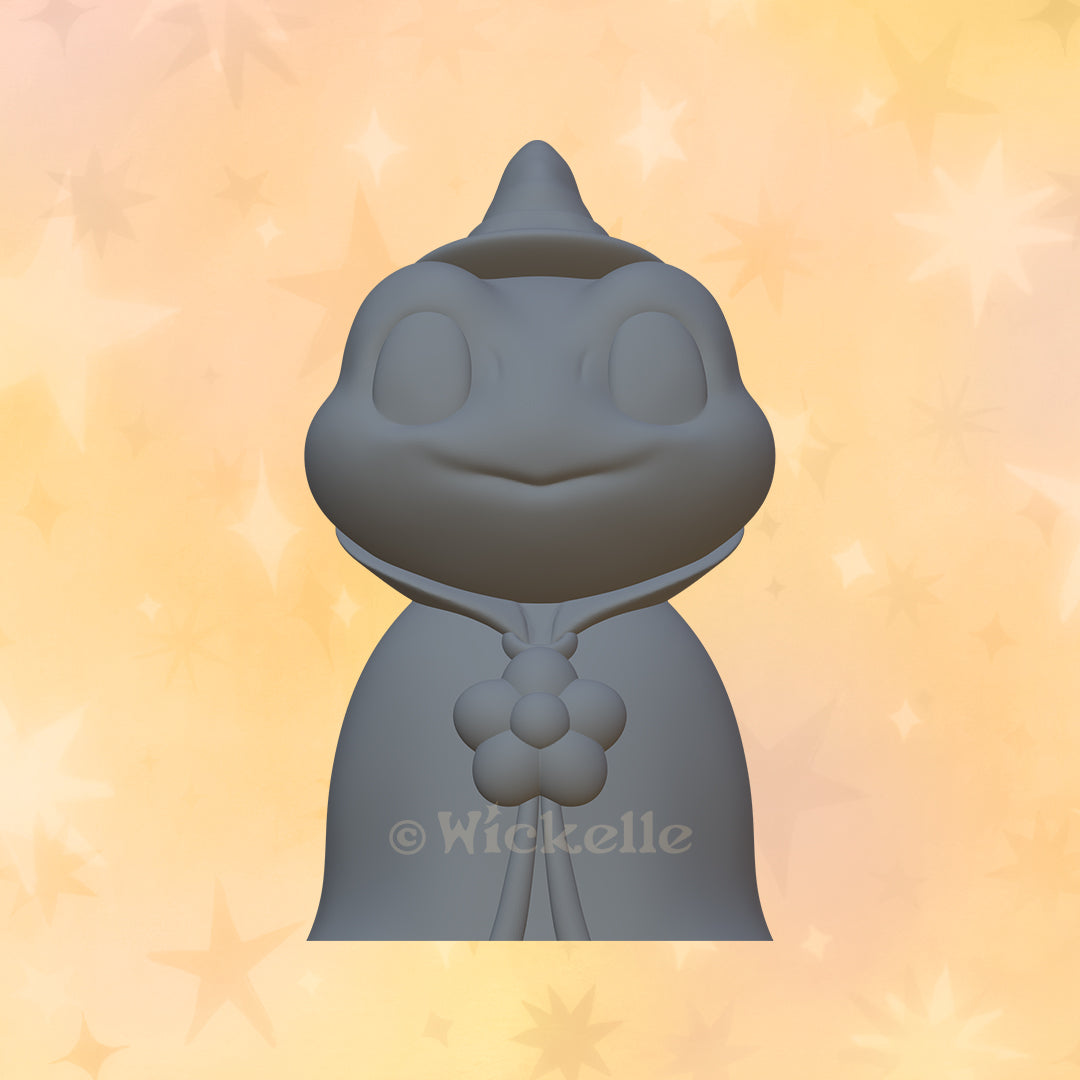 Wizard Cat, Frog and Baby Dragon Bundle digital STL file for 3d printing