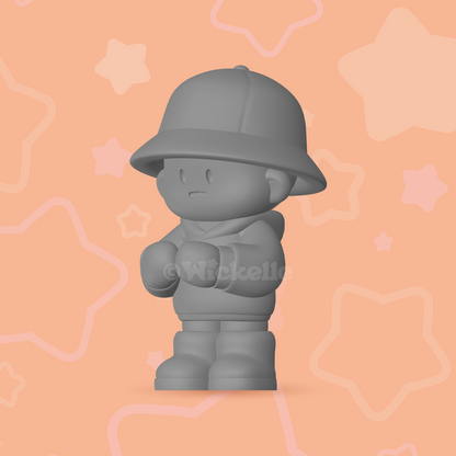 Timid Tim - Digital STL file for 3d printing