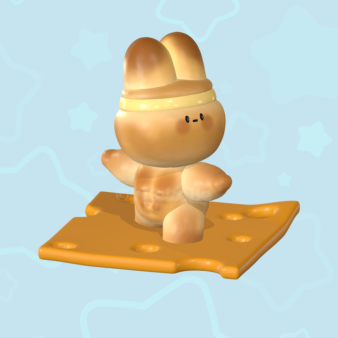 Bread Bunny Bundle - Digital STL files for 3D printing